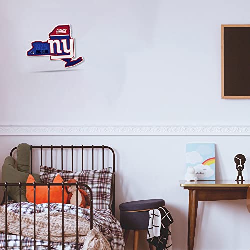 Image of Rico Industries NFL Football State Shape Shape Cut Pennant - Home and Living Room Decor - Soft Felt EZ to Hang