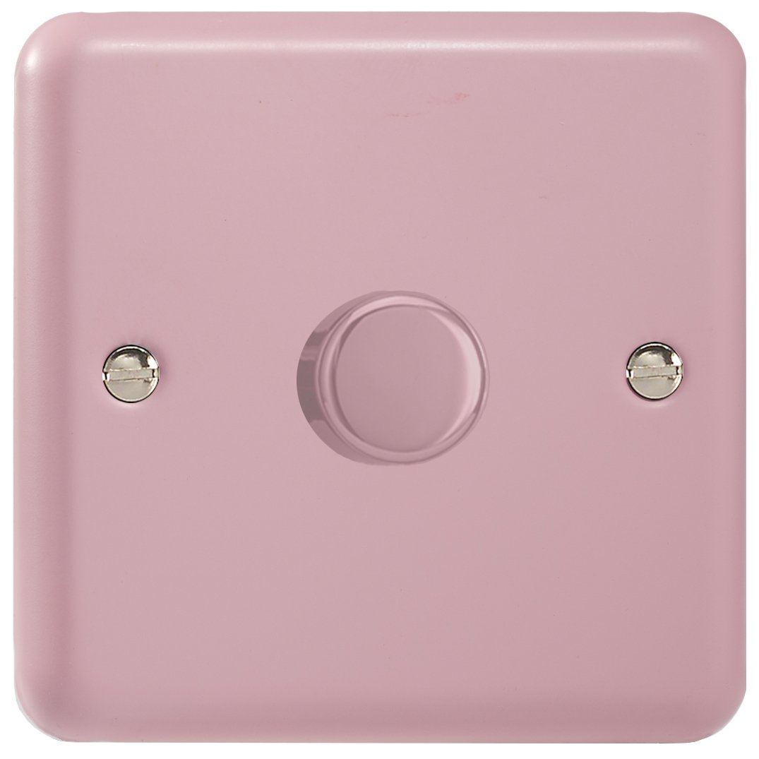 Varilight JYP401.RP Rose Pink 1 Gang 2W Push-On/Off LED Dimmer 0-120W V-Pro