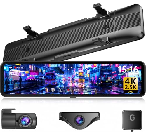 新型ミラー型ドライブレコーダー4K Amazon.co.jp: Changer ドライブレコーダー ミラー型 分離 【前方4K