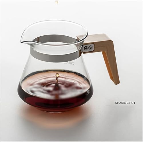 Miniatura 3 de JITEM Cafetera Gotero de vidrio Cafetera Manual para el hogar Café de goteo elaborado a mano con filtro Cafetera de mesa para café o té