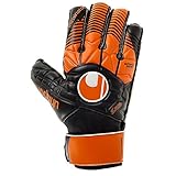 Corte: Corte clásico uhlsport Eliminator Soft Advanced Guantes, Hombre, multicolor (negro /naranja / blanco) , 10