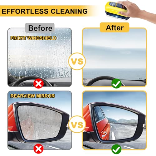 Automotive Oil Film Cleaning Brush for Car Windows, Windshield Brushes Glass Cleaning Board, Uickly Remove Car Windshield Oil Film for Cars, SUV, Trucks - Image 6