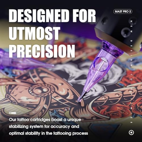 Mast Pro2 Tattoo Nadeln Set 20 Stück Bugpin Round Liner #1003RL 0.30mm Tattoo Cartridges für Tattoo Maschine