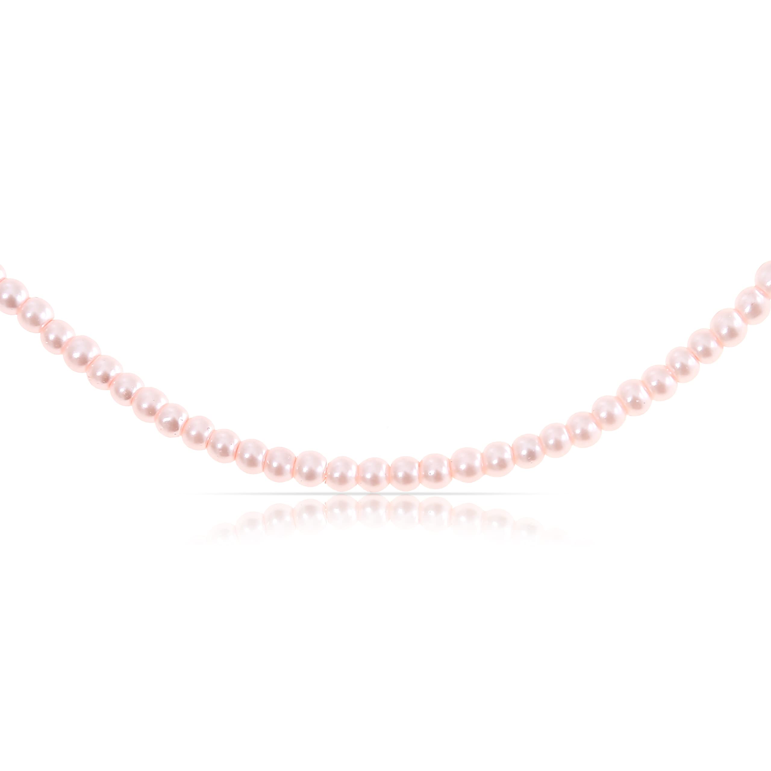 Made by Nami Designer Perlen-Choker • Damen Halskette mit Süßwasserperlen • Filigranes Perlenhalsband • Perlen-Kette Wasserfest • Handmade Strand & Surfer Schmuck