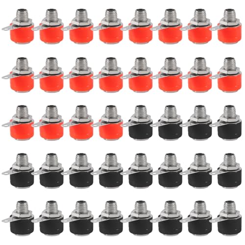 Conectores Banana Hembra 4mm Pack 40 piezas miniatura 1
