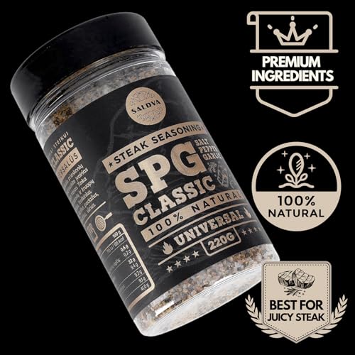 Steak House Collection Premium Seasonings - Schwarzer Knoblauch, Trüffel, Steak King & SPG BBQ Rubs | 4 Stück | Gourmet Grill Geschenk | 100% natürlicher Geschmacksschub