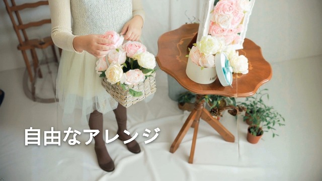 Amazon.co.jp: Lumierechat 造花 バラ 薔薇 ばら 花 だけ 花部分 のみ