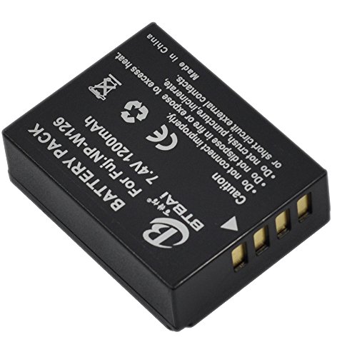 Batería NP-W126 y cargador USB individual para cámaras XT2 XT1 XT20 XE2 XA3 2
