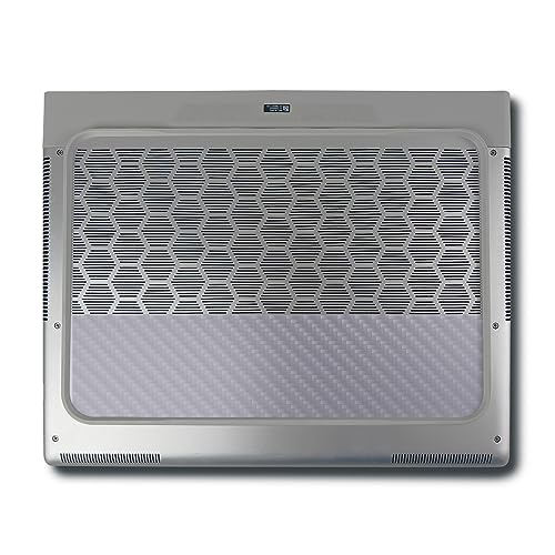Image of MightySkins Carbon Fiber Skin Compatible with Alienware X16 R1 (2023) Full Wrap Kit - Solid Gray | Protective, Durable Textured Carbon Fiber Finish | Easy to Apply & Change Styles | Made in The USA
