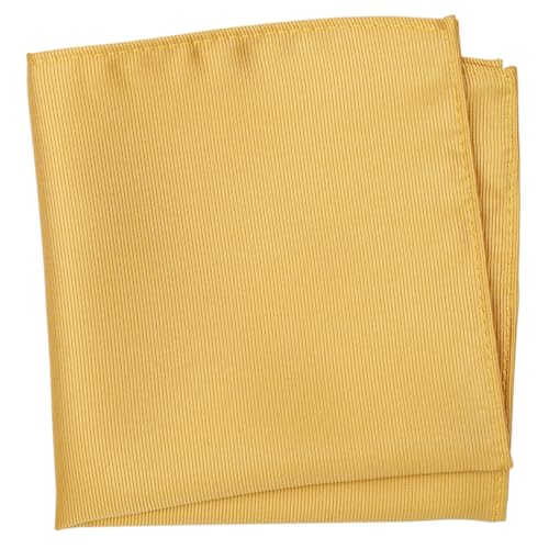 Image of Solid Pocket Square for Men's Suits and Blazers