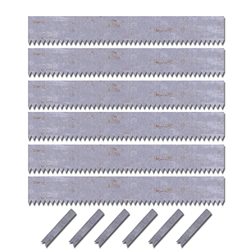 QVQE Cor-Ten Steel Landscape Edging with Rust Patina Finish, Steel Lawn Edging for Lawn, Garden, Flowerbed (Silver,40