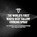 South Chicago Packing Wagyu Beef Tallow Spray, Umami-Rich, Flavorful, Perfect for Sauteing, Stir-frying and Grilling, Nonstick Cooking Oil, 7 Fl Oz