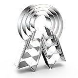 Award Medal Cookie Cutter Set for Baking, 5/4/3/2 inch, 4 Piece, Stainless Steel