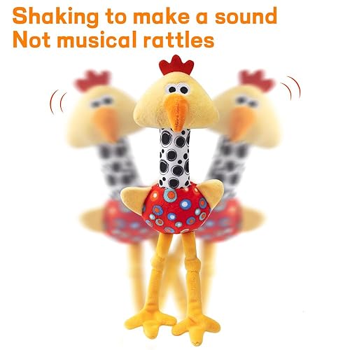 Miniatura 5 de Sonajeros para bebés de 0 a 6 meses, juguetes para bebés de 0 a 6 meses, juguetes de aprendizaje sensorial para bebés de 0 a 12 meses, juguetes de