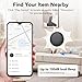 Android Air Tracker 4 Pack, Bluetooth Tracker Tags, Work with Google Find My Device App (Android Only), Smart Tags for Luggage, Wallet, Vehicles, Keys (Not for iOS)