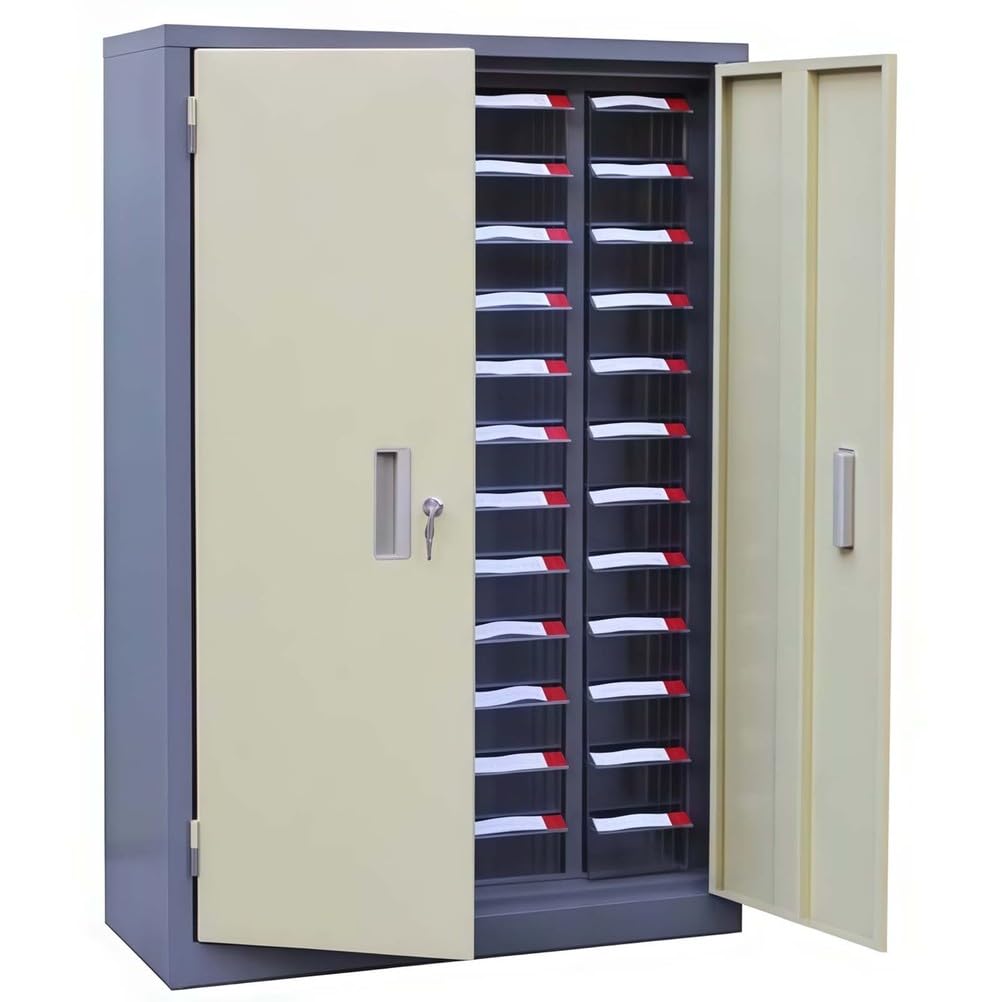 BHGFYXBS Abs Sto Cabinet For Tools & Documents Ideal For Office Versatile Chest For Supplies &,B-48 Drawers With Door,B-48 drawers with door