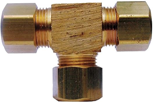 AMC 750064-10 Brass Tee 5/8" Comp