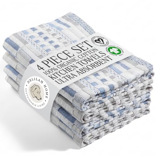 Delilah Home Sea Pines Kitchen Towels (Pack of 4)