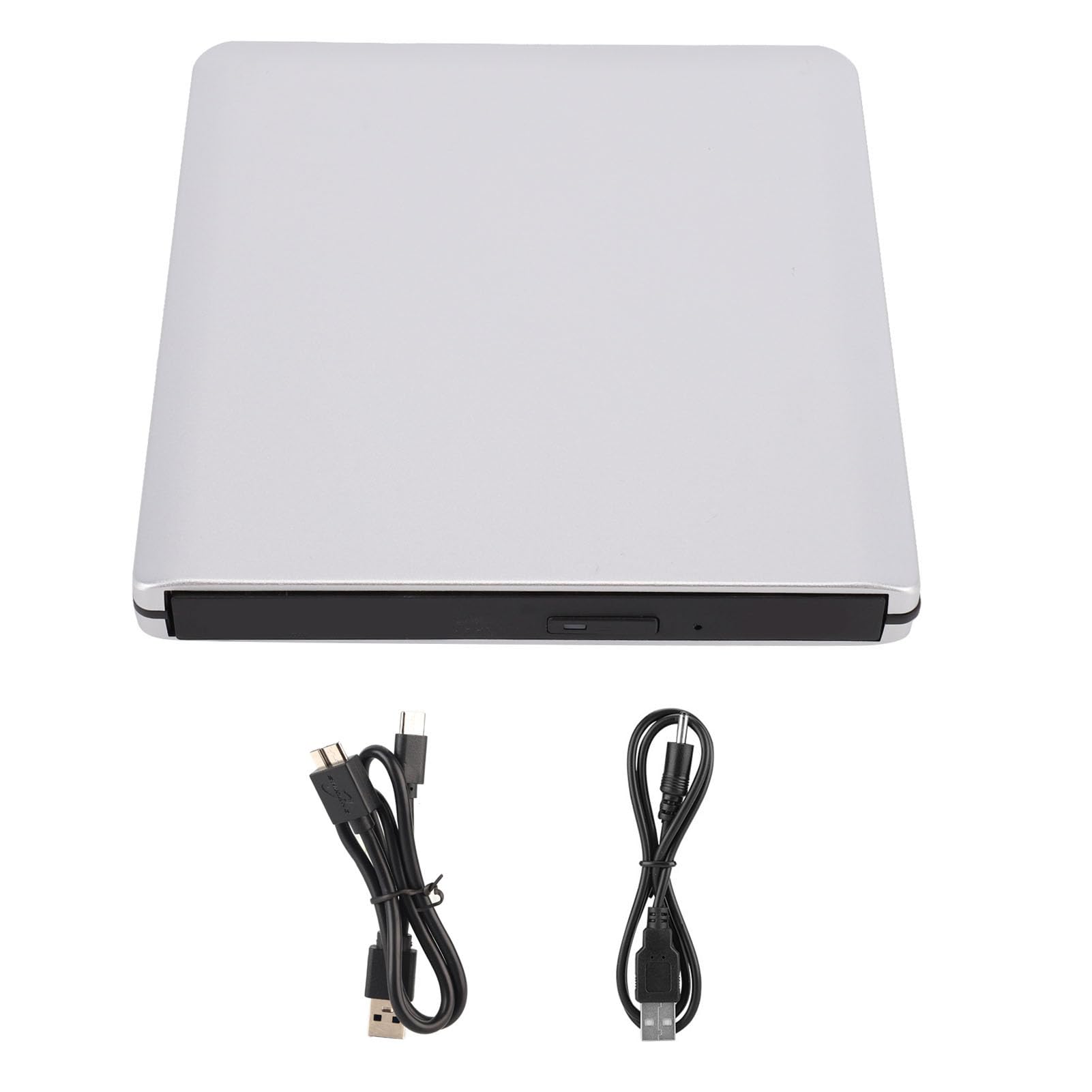 Akozon Unidad Externa de CD DVD, USB3.0 BLU Ray Laptop PC Unidad óptica Grabadora de Disco BD Externa Grabadora de BLU-Ray óptica Reproductor de ROM ultradelgado 3D