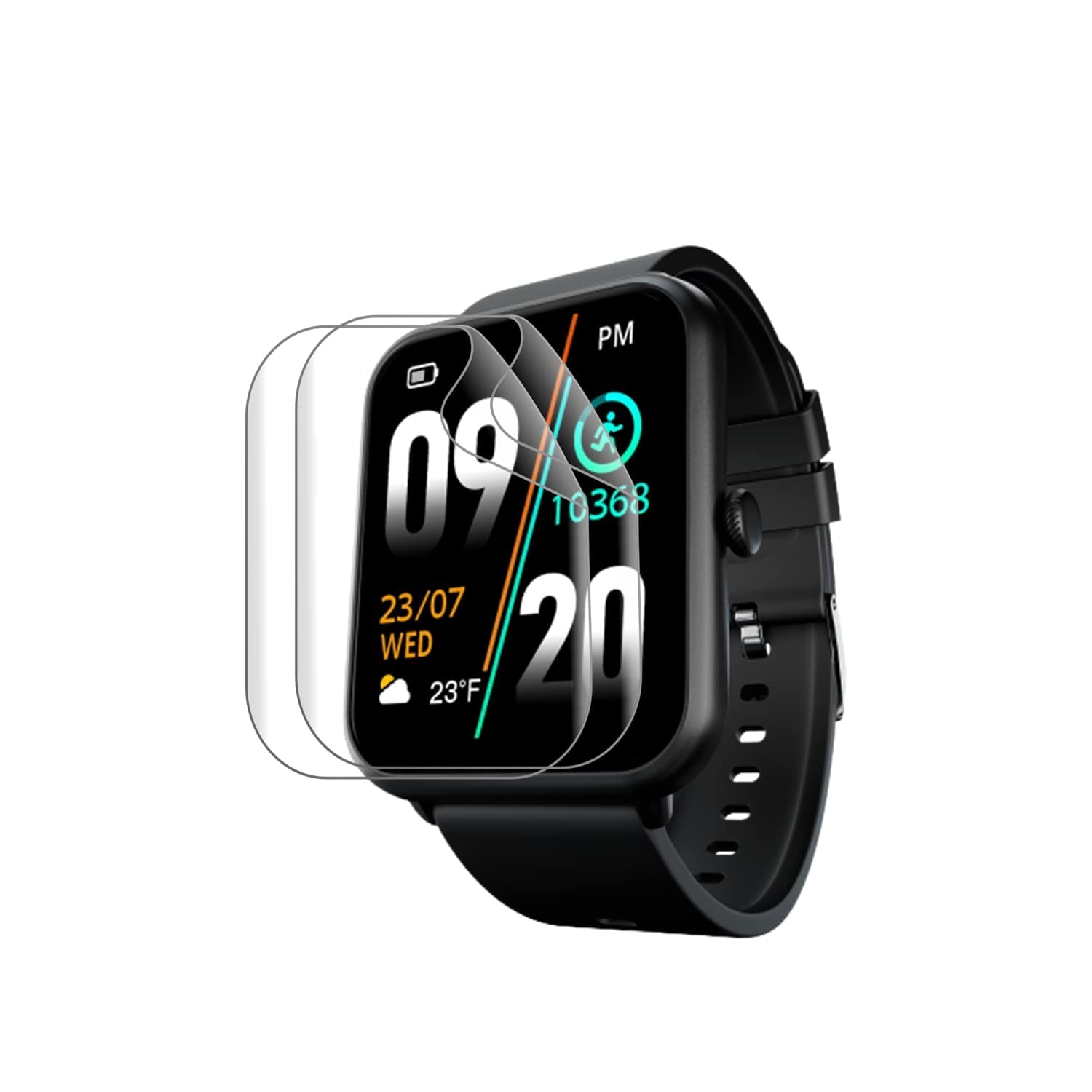 VALSH® 1.69 inch Smart Watch Screen Guard for Fire Boltt Mercury Screen Protector Flexible TPU - Bubble-Free [Only Screen Guard] (PACK OF 2) (B0C7QB77BL) Amazon Price History, Amazon Price Tracker