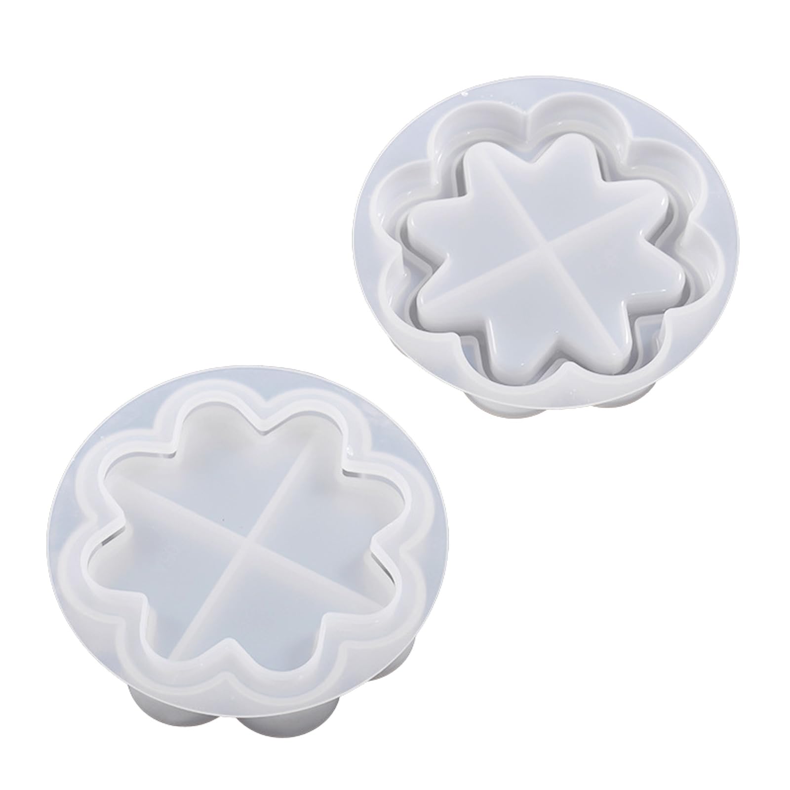 PANGBOER Multi Layer Resin Jar Mold Temperature Resistance for Epoxy Craftings Holiday Decoration Elastomer Cast for Waxlights