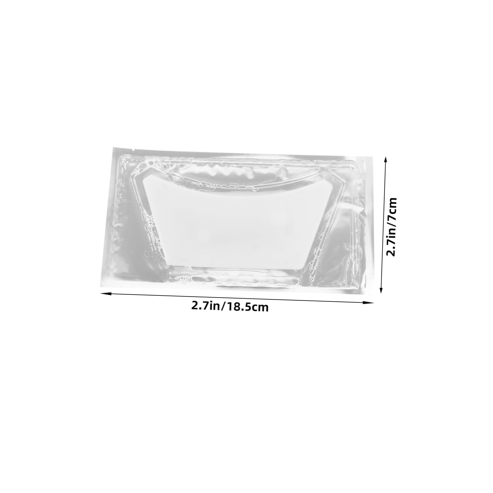 WOFASHPURET 5pcs Neck Hydrating Mask Elastic Neck Moisturizing Gel Wraps for Deep Snug Fit and Revitalized Skin Texture for Dryness Relief