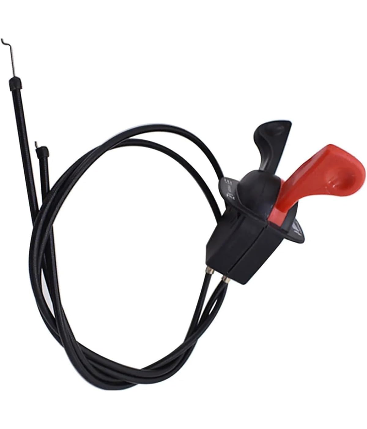Gas- und Choke-Kabel mit doppelter Steuerung Drosselklappensteuerung Ersatz-Doppelsteuerung, Passend für Rasenmäher-Teile 1734506, 1721950