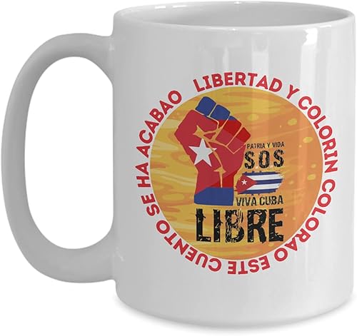 Soy Cubano - cafecito y aroma de Cuba taza de café - Patria y Libertad