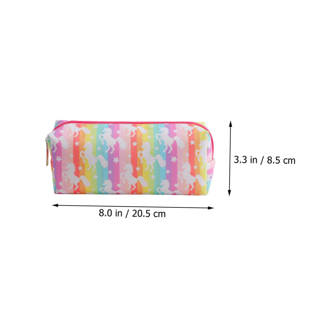 Ciieeo 5piezas Bolsa De Lápices Infantil Diseño De Unicornio Estuche De Cartón Grande y Práctico para Material Escolar y Cosméticos