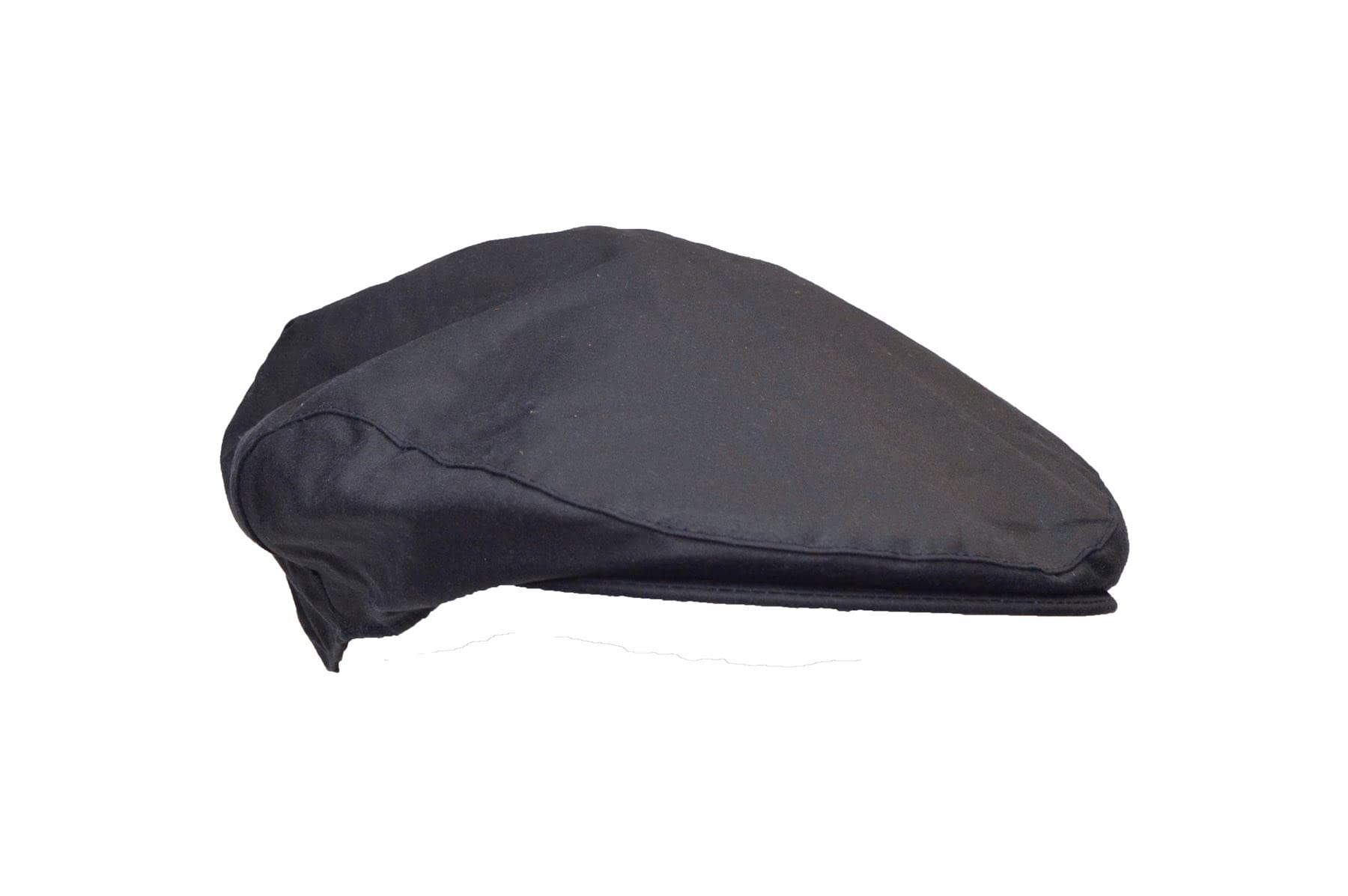 Walker And Hawkes Unisex Navy - Premium Olive 100% British Millerain Waxed Cotton Belton Flat Cap - L (59Cm)
