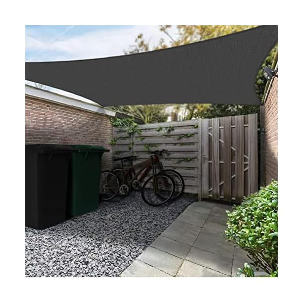AsterOutdoor Sun Shade Sail Rectangle 16' x 20' UV Block Canopy for