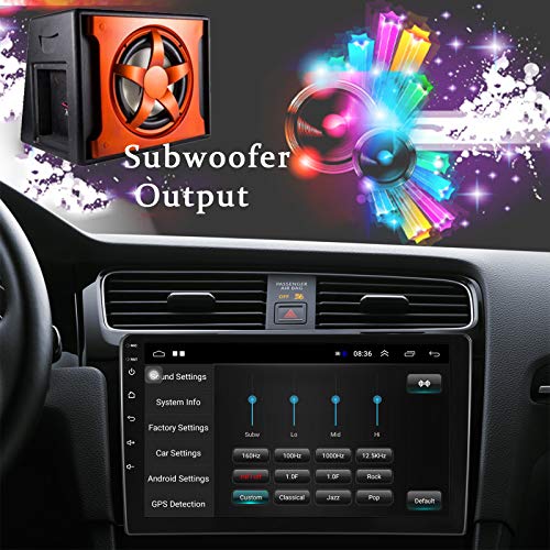 10.1 Inch Android Double Din Car Stereo With Backup Camera Hd Touchscreen Tablet Radio With Bluetooth And Gps Navigation #TOP3