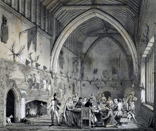 Decoración pared Moat House Ightham para renovar salones vacíos