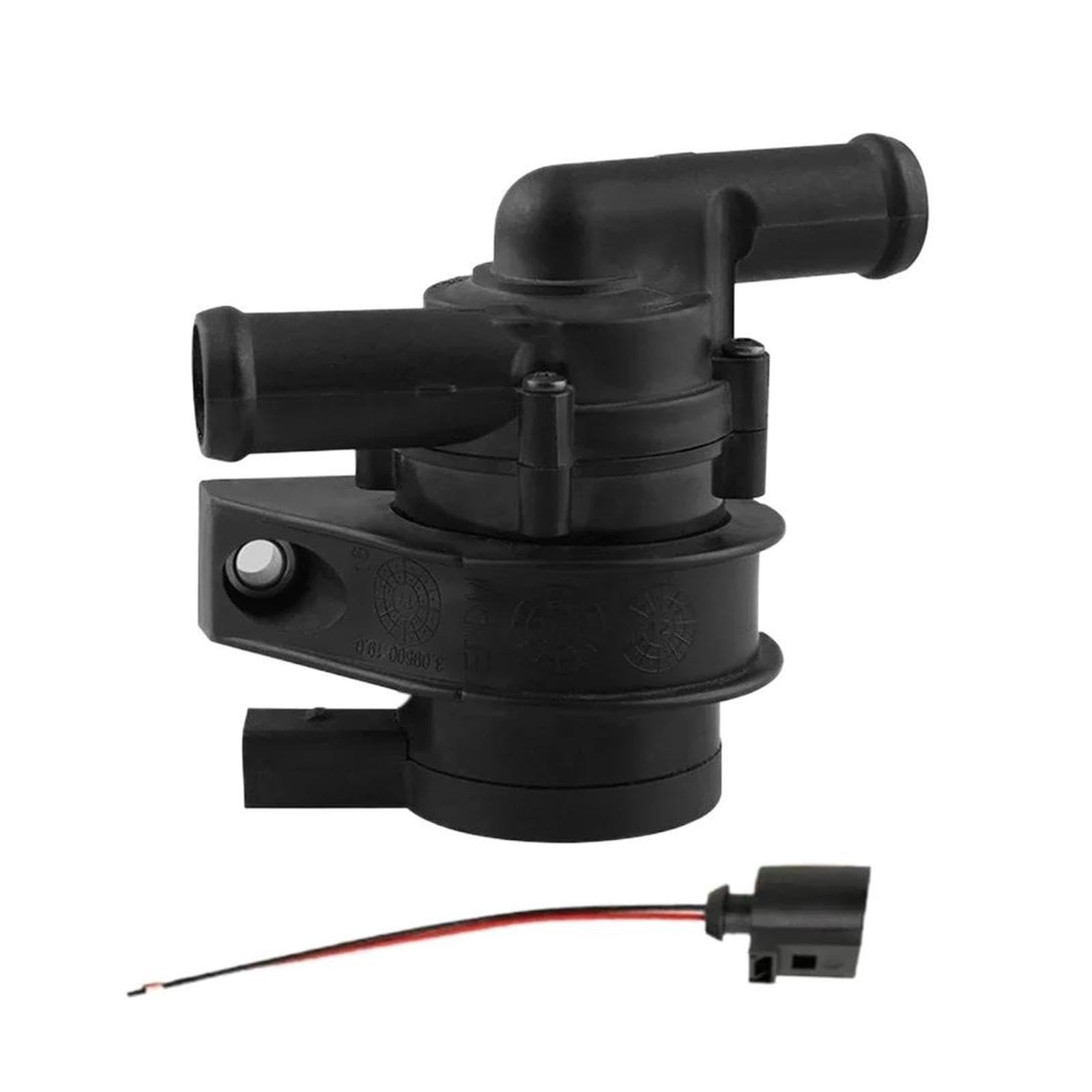 Bomba agua coche Para A4 A6 Auto Motor bomba agua auxiliar refrigerante eléctrico adicional 078121601B(WaterPump With Cable)