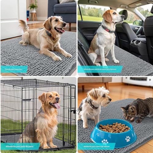 Felpudo para perros elimina huellas de barro con base impermeable 6
