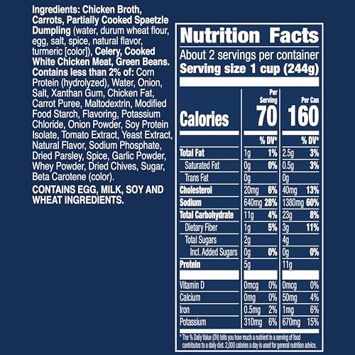 Image of Progresso Light Canned Soup, Chicken and Dumpling Soup, 18.5 oz (Pack of 12)