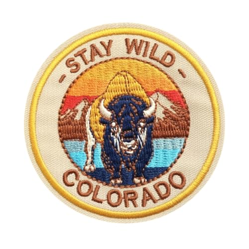 Stay Wild Colorado - Colorado Travel Patch 2.5 inch, Badge