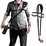 VOKING VK-Q5 Camera Universal Shoulder Neck Strap Belt Adjustable Comfortable Quick Release Safety Tether for DSLR Camera