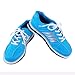 VEACAM Mens Bowling Shoes Lightweight Bowl Trainers Fashion Bowling Fitness Shoes Comfortable Walking Sport Shoes,Blue,6