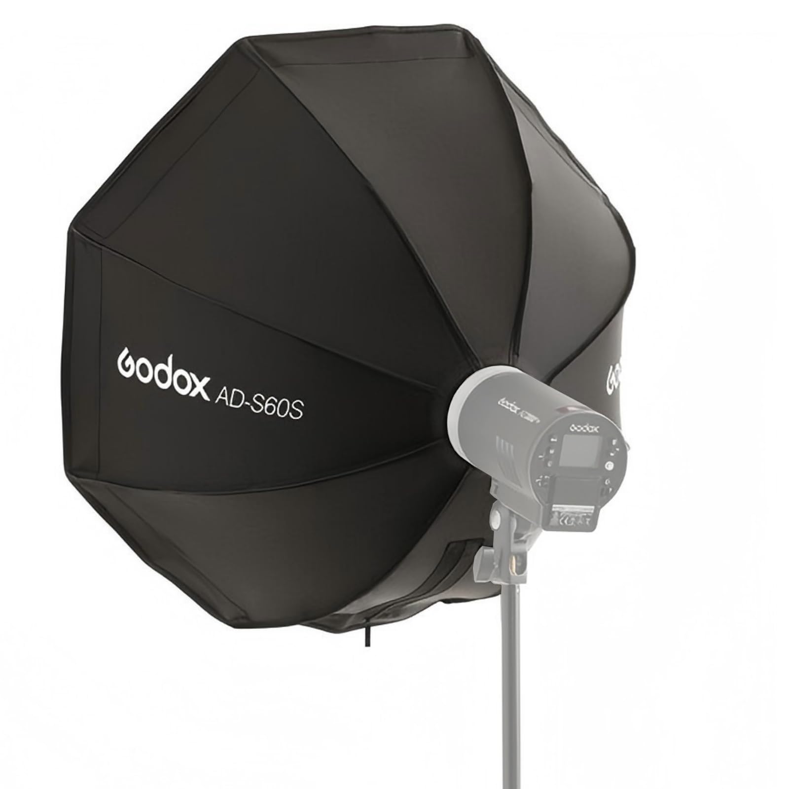 Godox Softbox AD-S60S 60cm Octagon Soft box, compatibile con Goodx Mount Led video light e flash AD300Pro, AD400Pro, ML100BI, ML60IIBI, ML100R, ML60, ML30 e altro