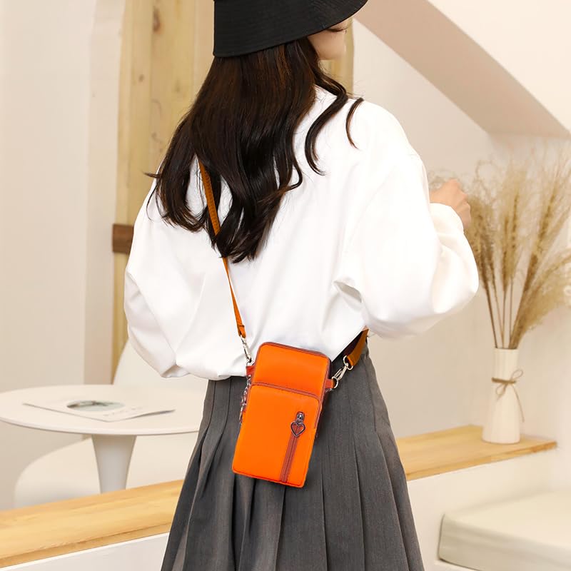 Image of JANKS Small Crossbody Bag for Women - Mini Phone Purses with Crossbody Strap and Wallet - Nylon Arm Bag