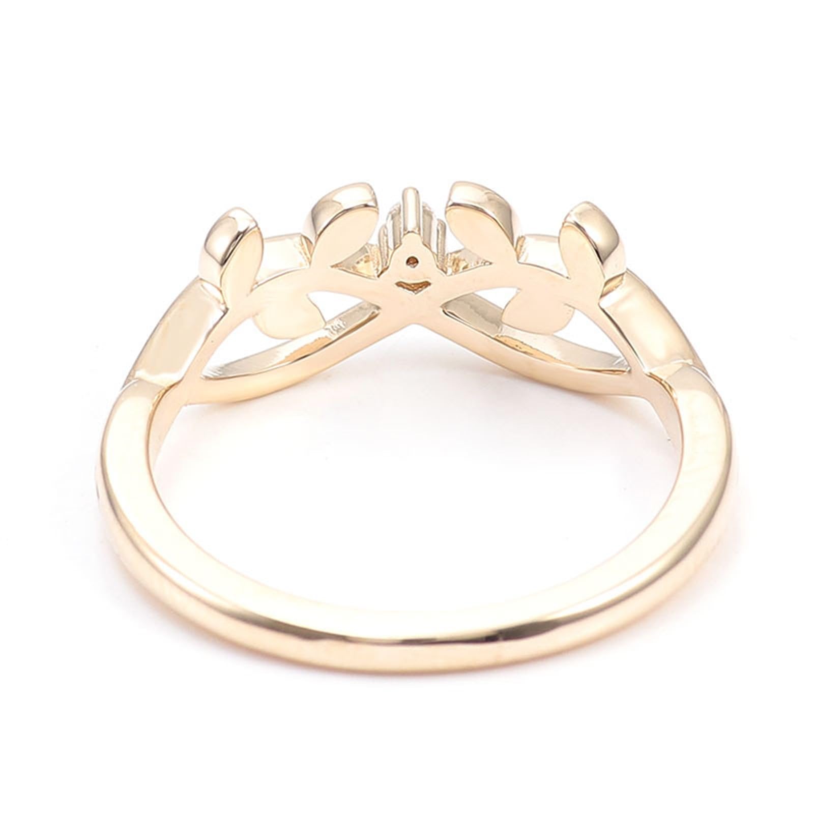 Anillos de boda 375/585/750 de oro amarillo auténtico, para mujer, anillo con diamante elegante, anillos de compromiso, alianzas de oro real de 9 K/14 K/18 K con grabado para mujeres
