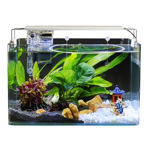 Image of 2 Sets Aquarium Floating Plant Corral, Clear Cuttable Aquarium Plant Barrier, Accessories Intercepting Floating Plants Adjust Height with Water Level for Fish Shrimp Tank