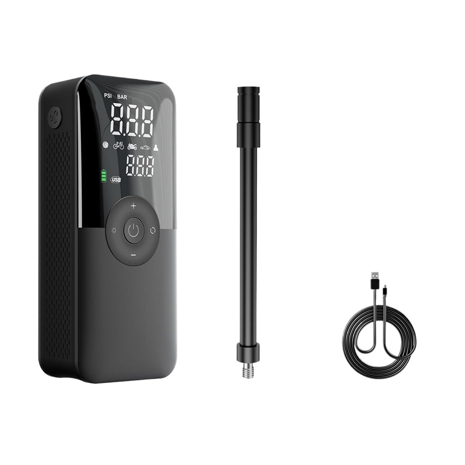 Gonfleur de pneus de voiture numérique compresseur à batterie portable - 3
