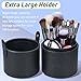 Bueart Design Pro makeup Artist 34Pcs Deluxe Real Goat Hair Horse hair Makeup Brushes Set with extra Large Holder High End Professional labeled makeup brush set with natural Pony Hair