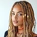 Molain 100Pcs Gold Hair Jewelry for Locs, Hair Cuffs for Braids, Hair Clips for Braids, Gold Hair Rings, Adjustable Hair Charms for Braids, Hair Braid Accessories for Women Men Dreadlock Accessory