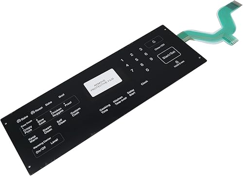 DG34-00020A - Interruptor de membrana de rango con panel táctil, compatible con horno de estufa Samsung, repuesto para AP5623392, PS4240764 para