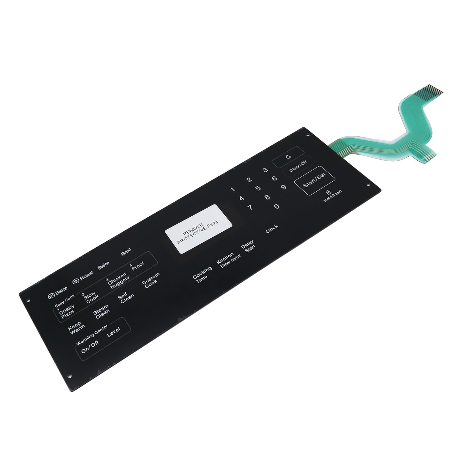 DG34-00020A Range Membrane Switch Touchpad Overlay,Compatible with Samsung Stove Oven,Replacement for AP5623392, PS4240764 for NE594R0ABSR, NE59J3420SS, NE59J3420SB, NE59J3421SS, NE595R0ABSR