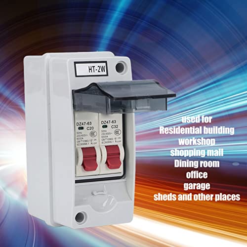 Ywbl-Wh YWBL-WHR8MB9Q0UG6-13 Distribution Box Outdoor Breaker Box Ip65 Waterproof 2 Way Flame Retardant Mcb C Type Distribution Case thumb #2