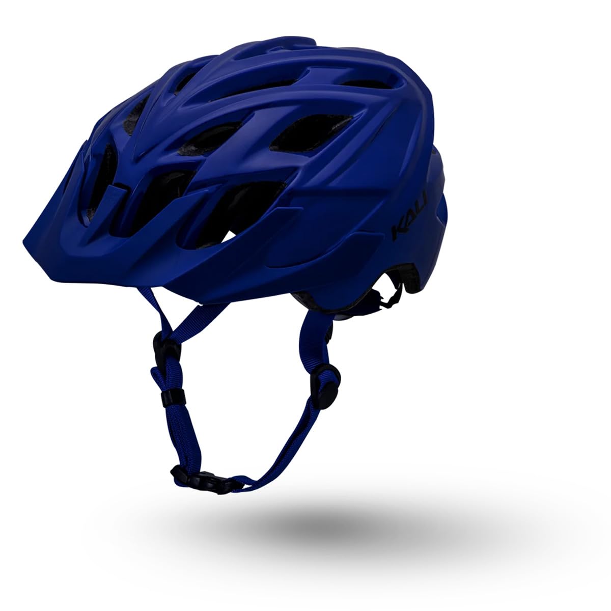 Kali Protective Chakra Solo Adult All Round Enduro, Trial and Mountian Bike Cycling Helmet with Lifetime Crash Replacement - Solid Blue S/M